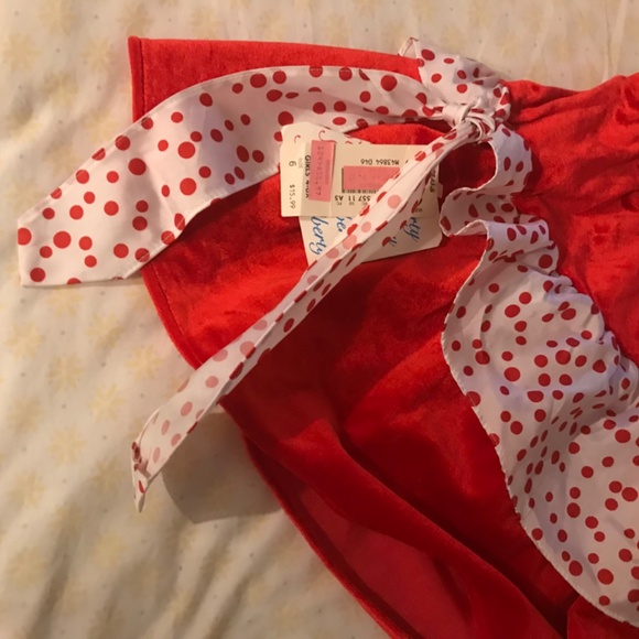 Sweet Liberty Christmas dress 6 nwt red dot holiday dress - Picture 6 of 9